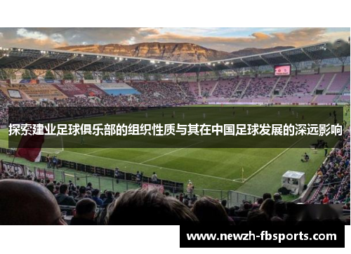 探索建业足球俱乐部的组织性质与其在中国足球发展的深远影响